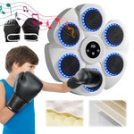 Music Boxing Machine Boxing Reaction Wall Target Adjustable Workout Boxing Target Machine Wall Mounted RGB Light for Kids Adults